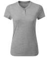 PR319 Premier Ladies Cotton Rich Comis T-Shirt Grey Marl colour image